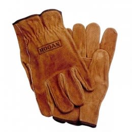 Custom Thermal Brown Split Cowhide Leather Gloves