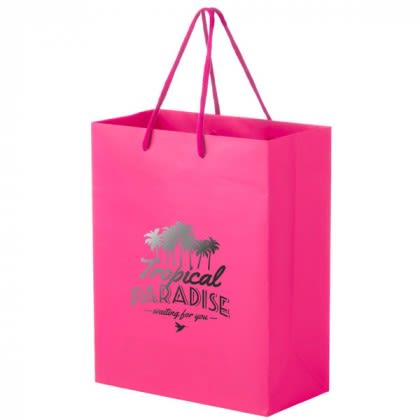 Matte Laminate Euro Tote pink Matte Laminate Euro Tote pink