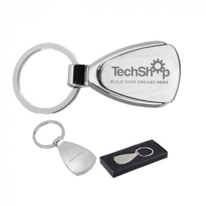 Droplet Economy Engraved Metal Keyholder