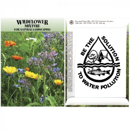 Custom Printed Wildflower Seed Packets - Back