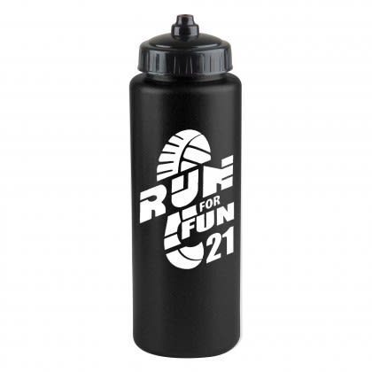 Promo 32 Oz Sports Quart Bottle Valve Lid - Black
