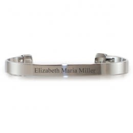 Engravable Baby Cuff Bracelet | Custom Engraved Bracelets for Infants