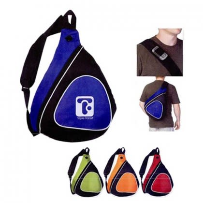 Silk Screen Sling Backpack Promotional Custom Imprinted With Logo