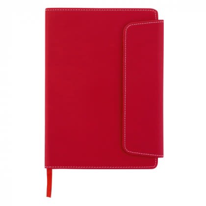 Promotional Geneva Journal Notebook - Red