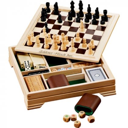 Engraved 7-in-1 Board Game Set | Wholesale Board Game Gift Sets | Personalized Board Game Gifts 