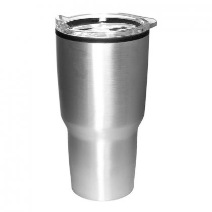Printed Mondo 30 oz Insulated Tumbler - Silver Printed Mondo 30 oz Insulated Tumbler - Silver