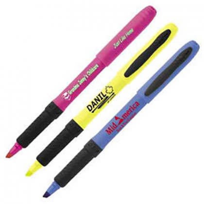 BIC Brite Liner Grip Highlighter Promotional Custom Imprinted With Logo