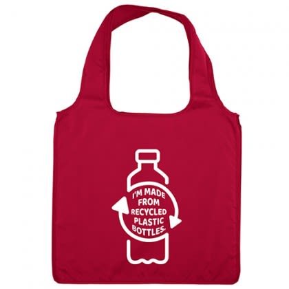 Custom Imprinted Adventure RPET Tote Bags - Red