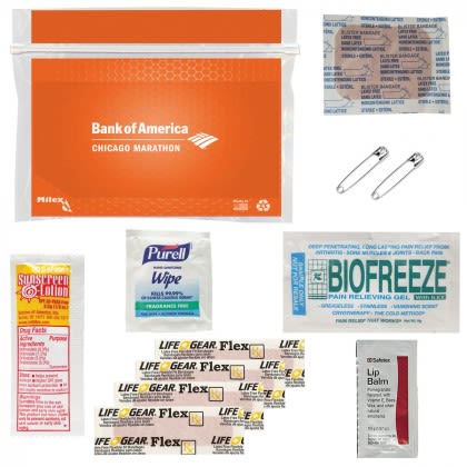 Imprinted Logo Pace Marathon Kit - Orange