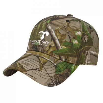 Camo 6 Panel Structured Cap - Realtree APG