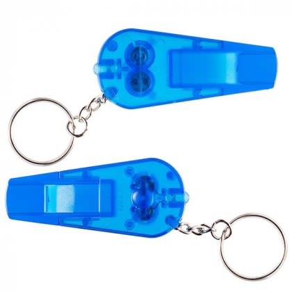 Light 'N Whistle Key Tag - Custom Blue