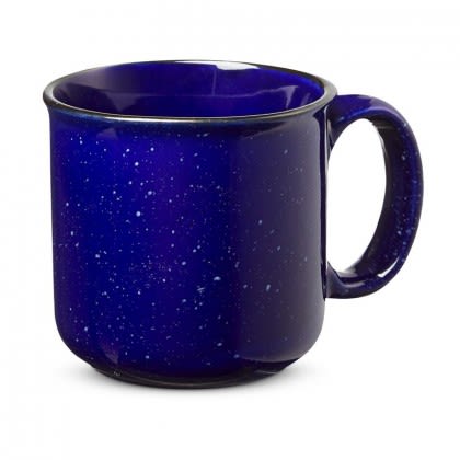 Customized Campfire Ceramic Mug - Cobalt