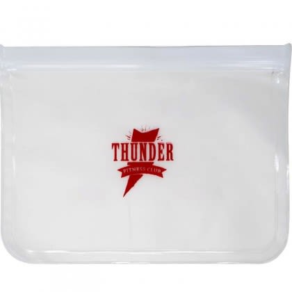 Logo SlipZip Large FDA Grade Reusable Storage Bag