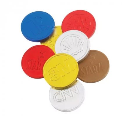 Custom Chocolate Coins - multicolor