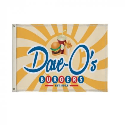 Promotional Business Advertising Flags | Wholesale Business Banner Flags | Bulk Double Knit Polyester Flags