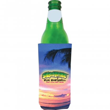 Full Color Logo Slim Fit 12 oz Scuba Coolie - Bottle