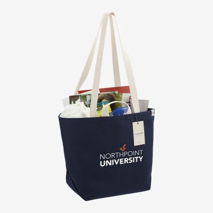 Printed Logo Moop Grandview Tote - Navy