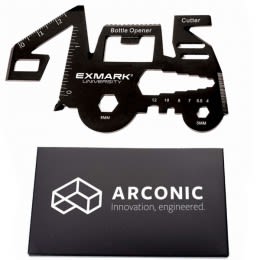 Custom Engraved Tractor Card Multi-Tool and Case