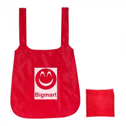 Red Convertible Rip Stop Tote Bag Backpack with Logo