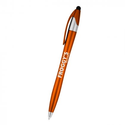 Dart Malibu Stylus Pen with Logo Metallic Orange