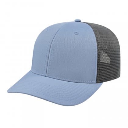 Embroidered Flexfit Trucker Mesh Cap - Allure/graphite