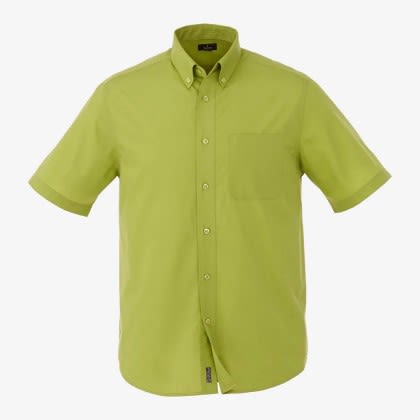 Custom M-Colter Short Sleeve Shirt - Dark Citron Green Custom M-Colter Short Sleeve Shirt - Dark Citron Green