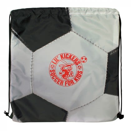 Sports Style Drawstring Backpack Promotion - Soccer