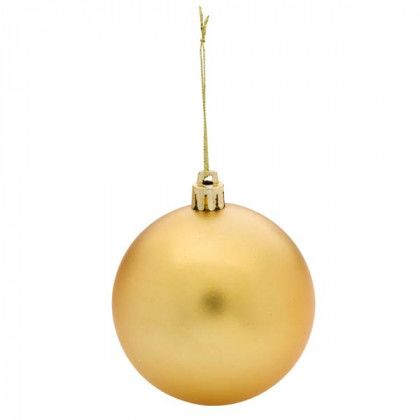 Custom Imprinted Round Ornament gold