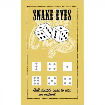 Snake Eyes Scratch-N-Win Card - Small