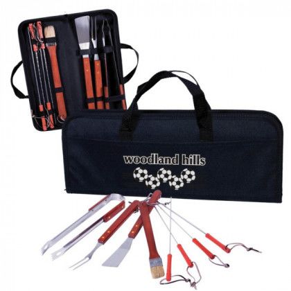 8 Piece BBQ Set | Customized BBQ Accessory Gift Sets