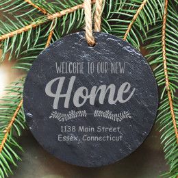 Welcome To Our Home Personalized Holiday Ornament