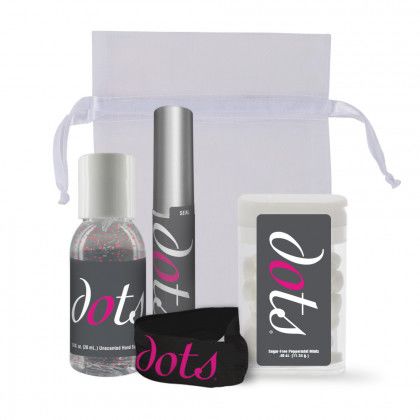 Women's Sanitizer & Lip Gloss Gift Set | Custom Essential Item Kits