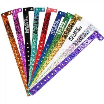 Holographic Event Wristband | Company Logo Holographic Event Wristbands