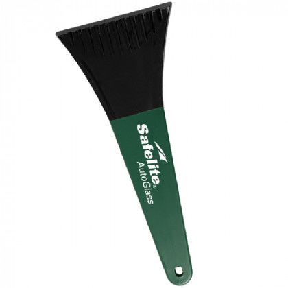Custom Long Polar Ice Scraper- Black blade, Dark green handle
