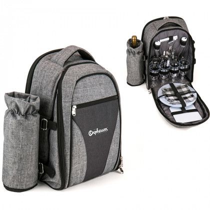 Custom Deluxe Wine Picnic Backpack for Four