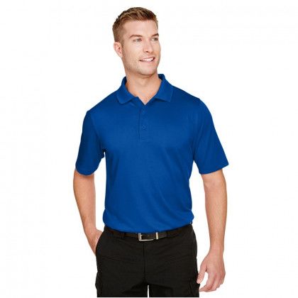 Embroidered Harriton Men's Snag Protection Polo - True royal