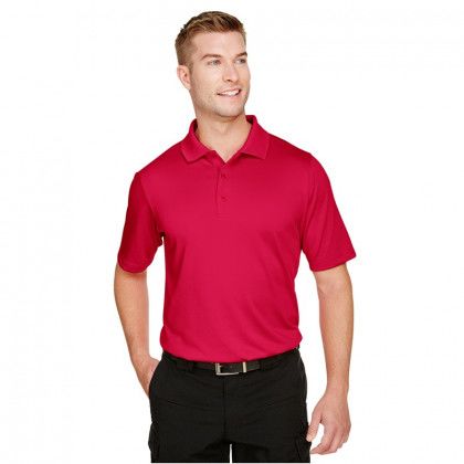 Embroidered Harriton Men's Snag Protection Polo - Red