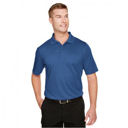 Embroidered Harriton Men's Snag Protection Polo - Pool blue