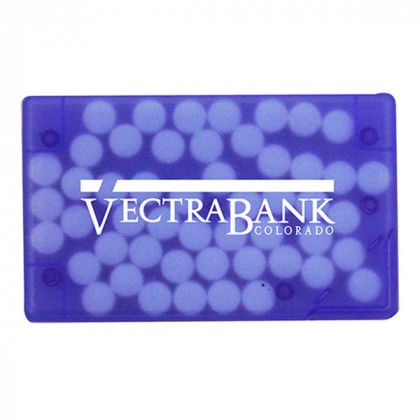 Credit Card Mint Dispenser Customized Blue