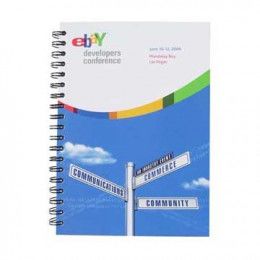 Laminate Journals 8 1/2 x 11 Promotional Custom Imprinted With Logo