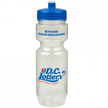 Custom Logo Printed Translucent 22 oz Bike Bottles with Push-Pull Lids