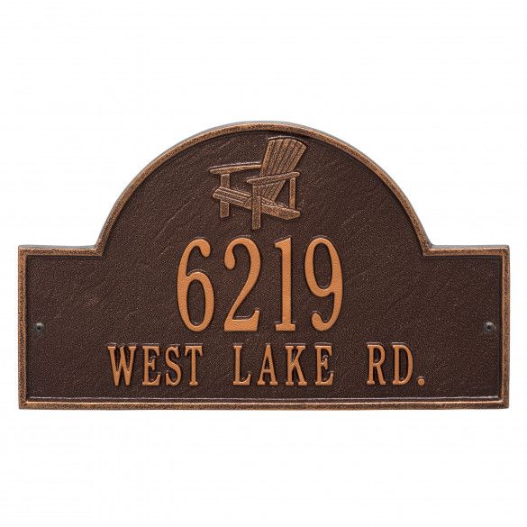 Customized Adirondack Plaque