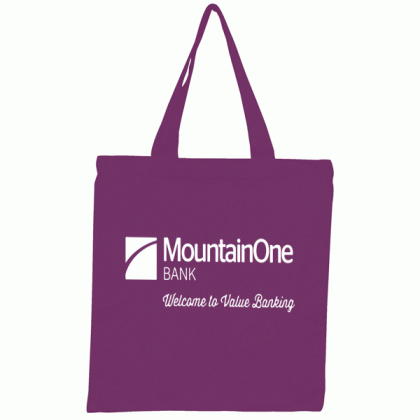 Colorful Economical Tote Bag- Purple