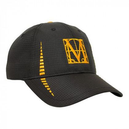 Performance Custom Embroidered Polyester Cap - Black/Gold