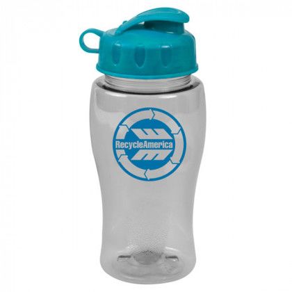 18 oz. Poly-Pure Sports Bottle with Flip Top Lid