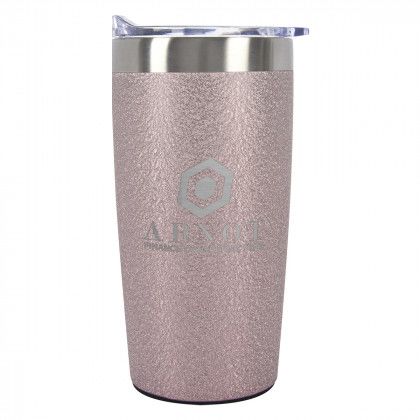 Imprinted Iced Out Himalayan Tumbler 20 oz  - Rose Gold