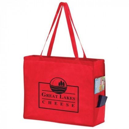 Glamour Promotional Tote Bag - Red