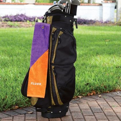 Two-toned Golf Towel-Embroidered