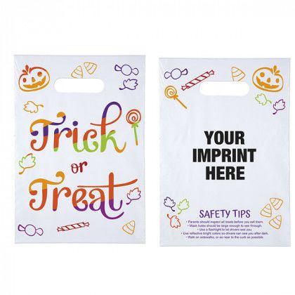 Wholesale Custom Candy Bags | Full Color Halloween Candy Bag - 9 x 13 | Bulk Plastic Halloween Bags