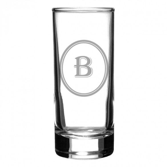 Personalized Shot Glass with Initial